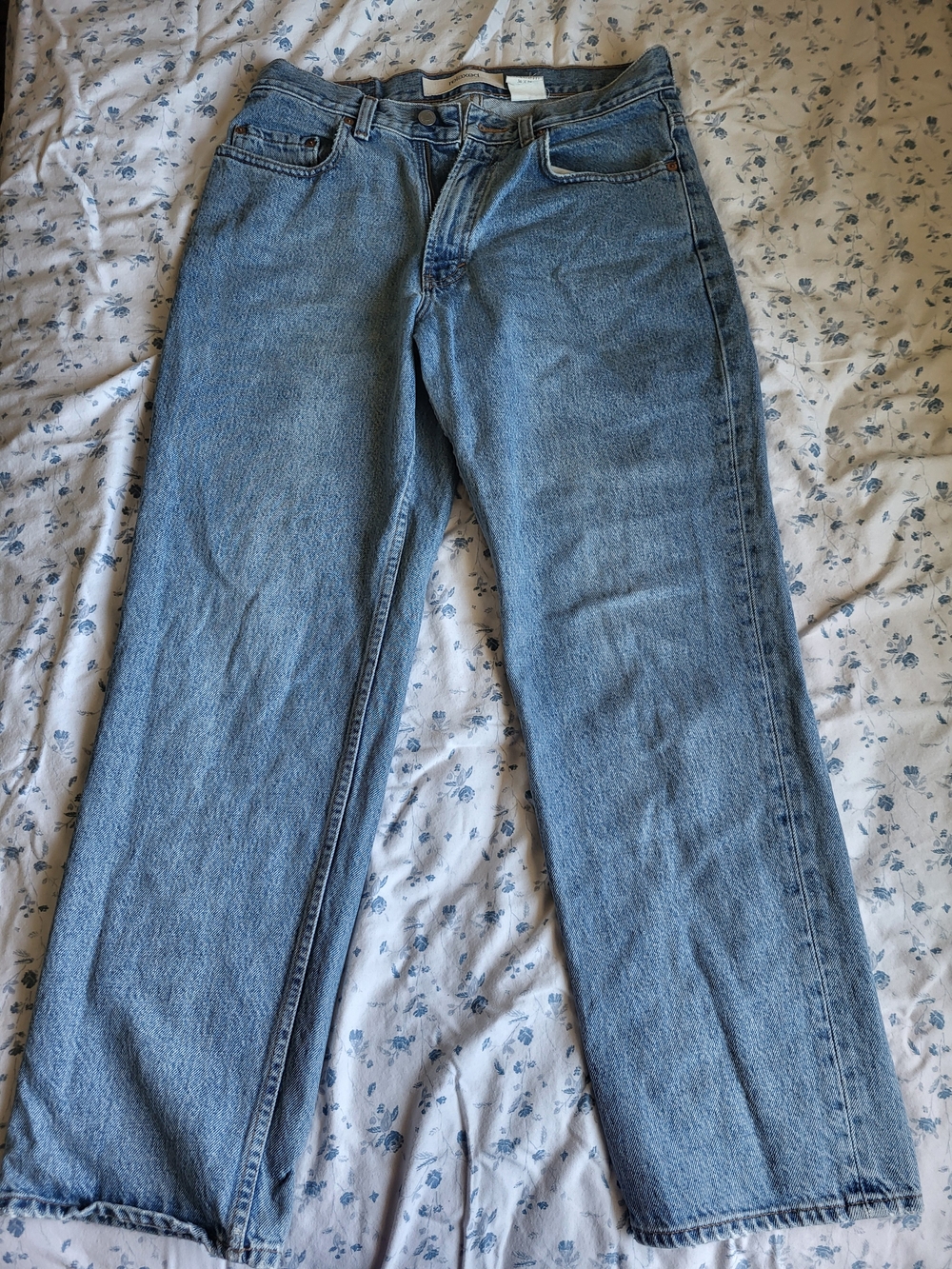 100% Cottone Relaxed Fit Late 90's Gap Jeans